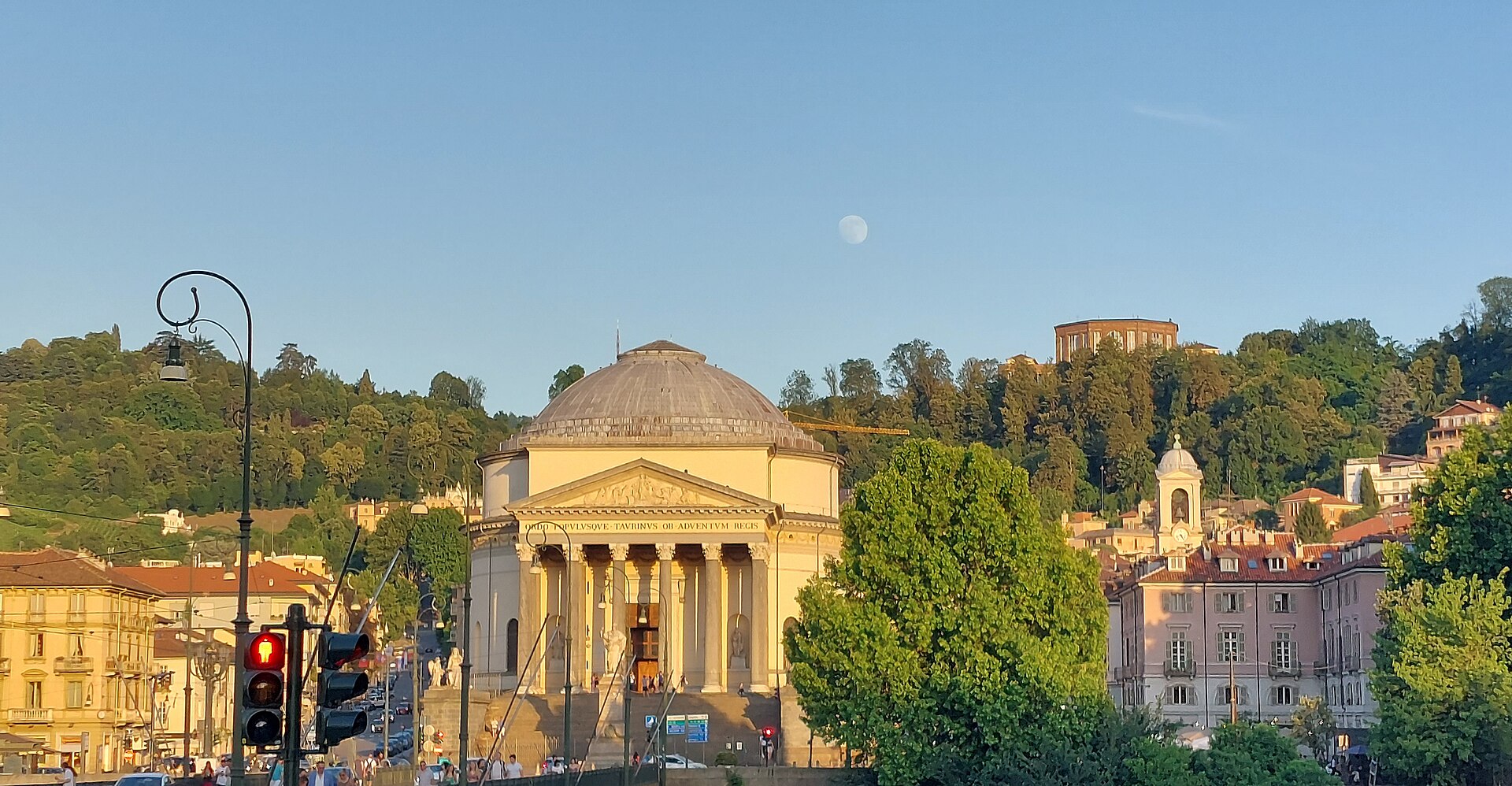 Gran Madre di Dio across the Po, seen down Piazza Vittorio Veneto, Turin